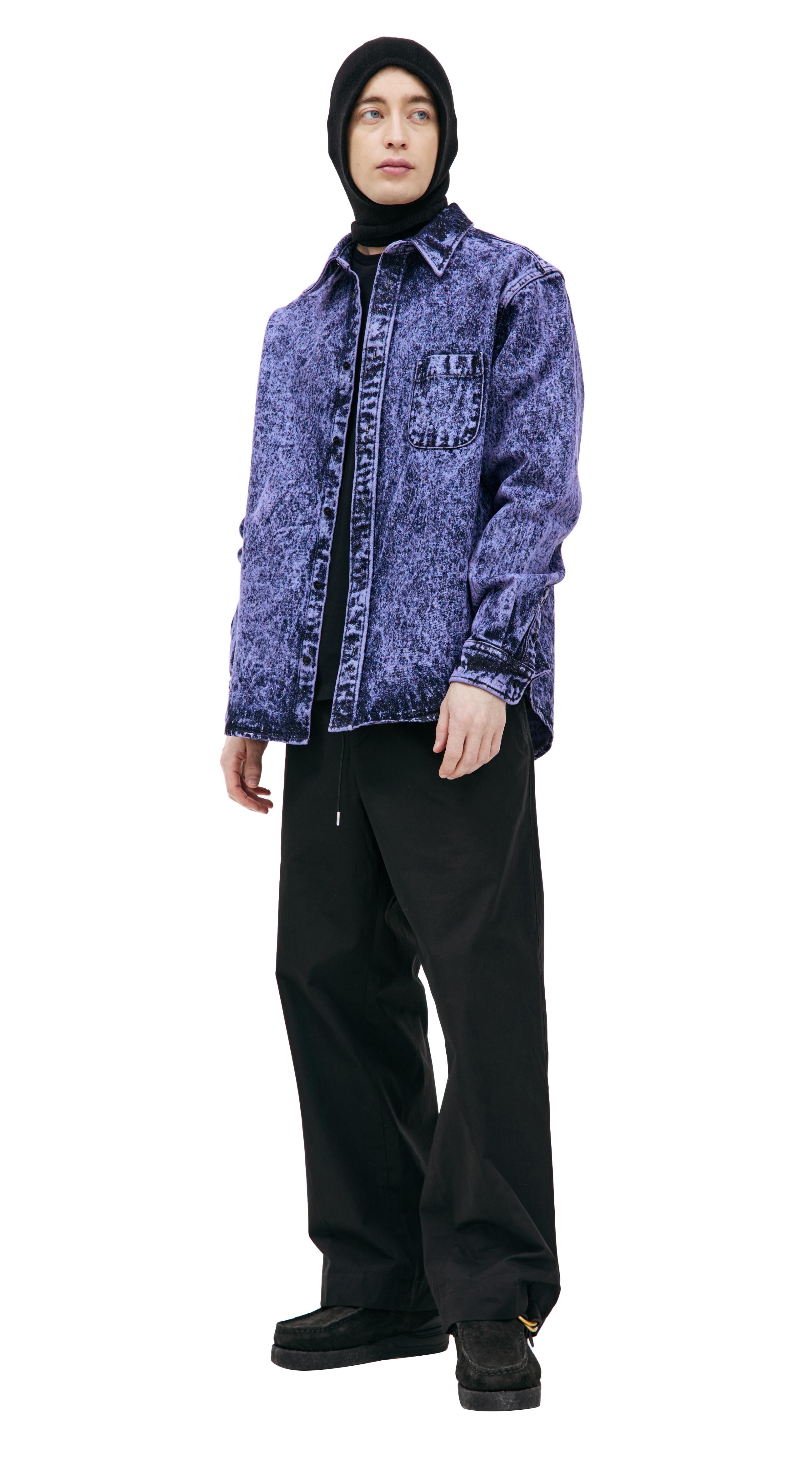 PURPLE DENIM SHIRT - 3