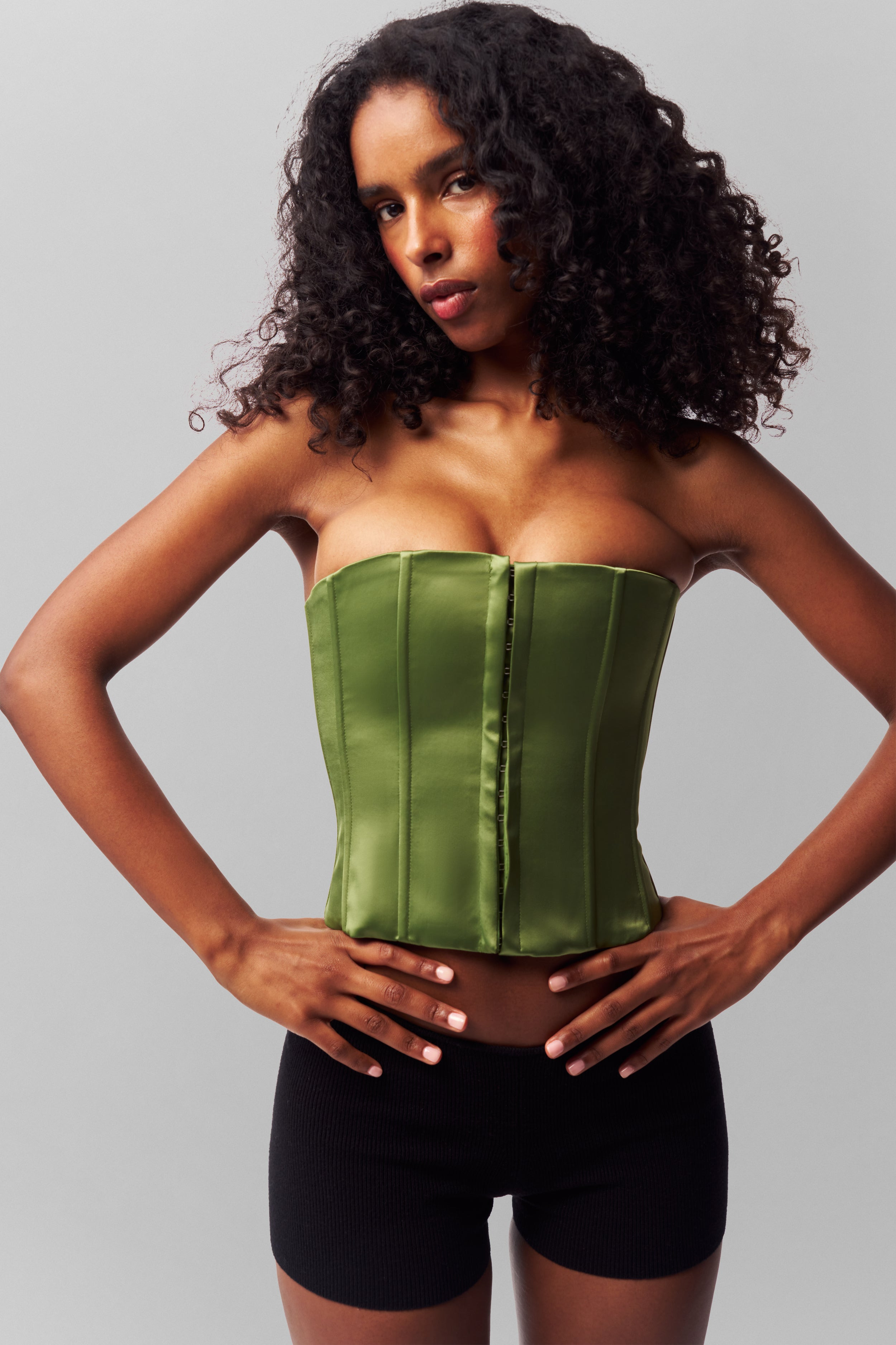 SATIN CORSET - 6