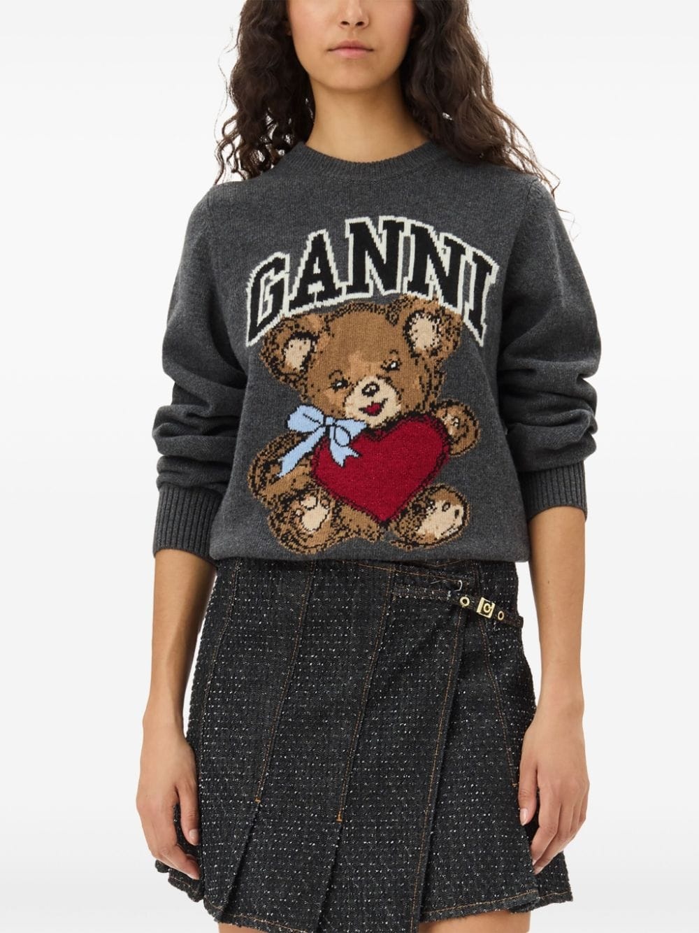 embroidered logo jumper - 5
