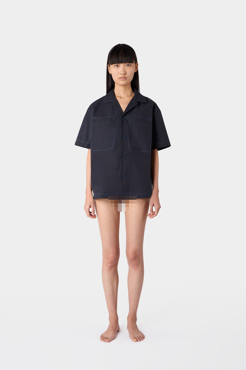 SHORTSLEEVE SHIRT / dark blue 6