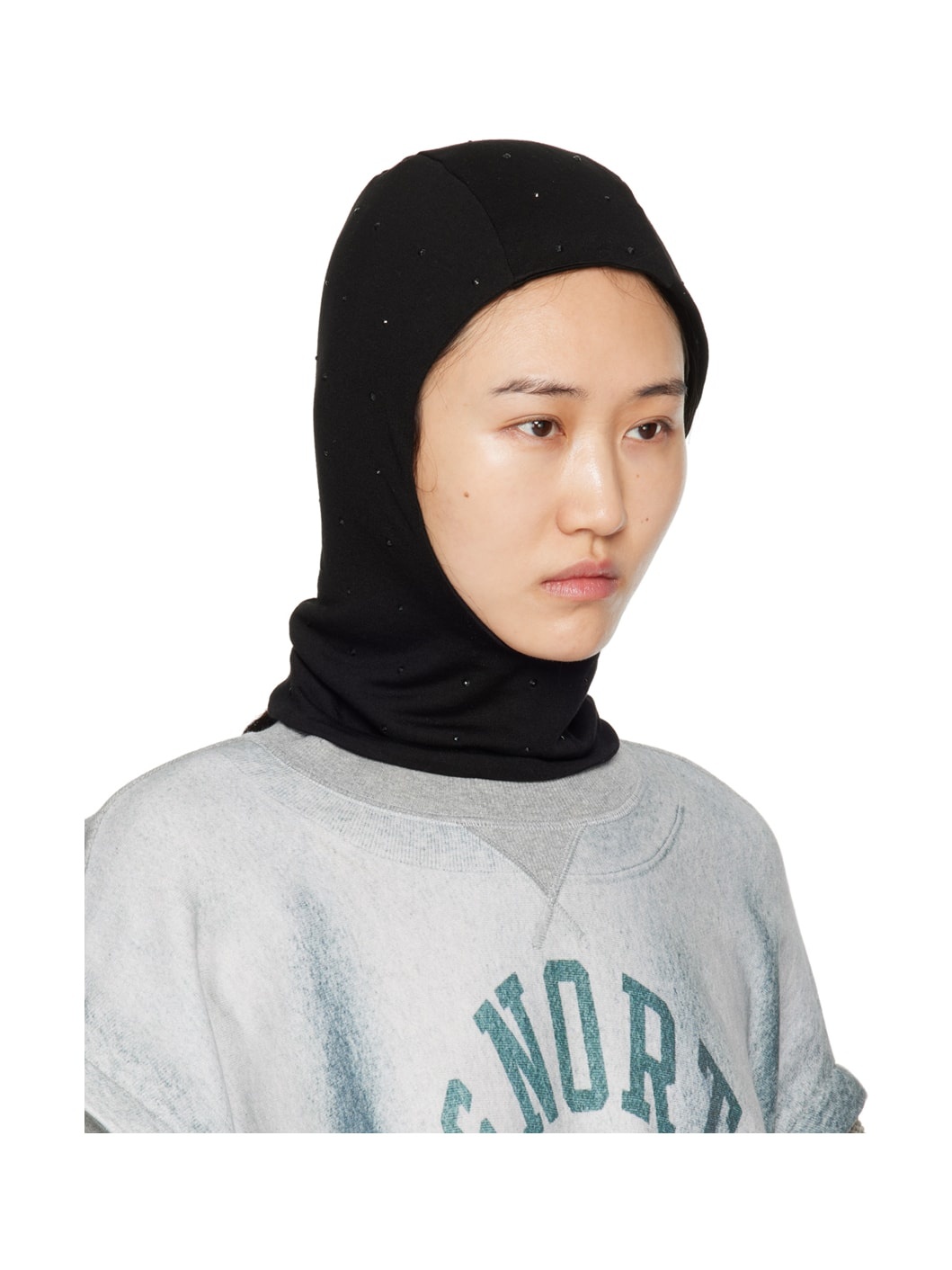 Black Crystal-Cut Balaclava - 2