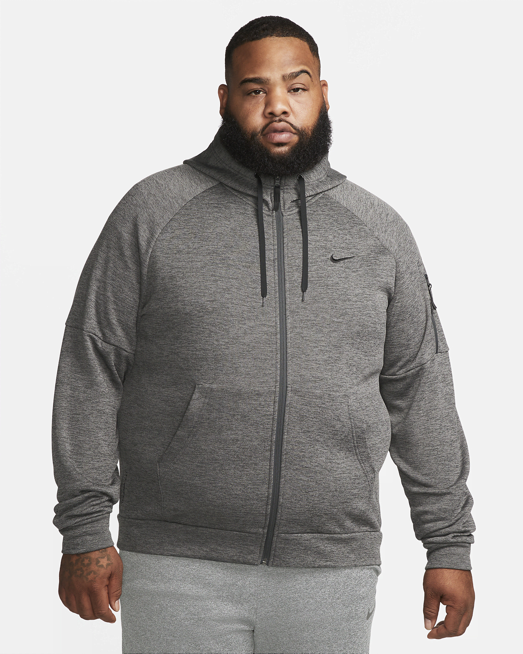 Nike Therma Men's Therma-FIT Full-Zip Fitness Top - 8