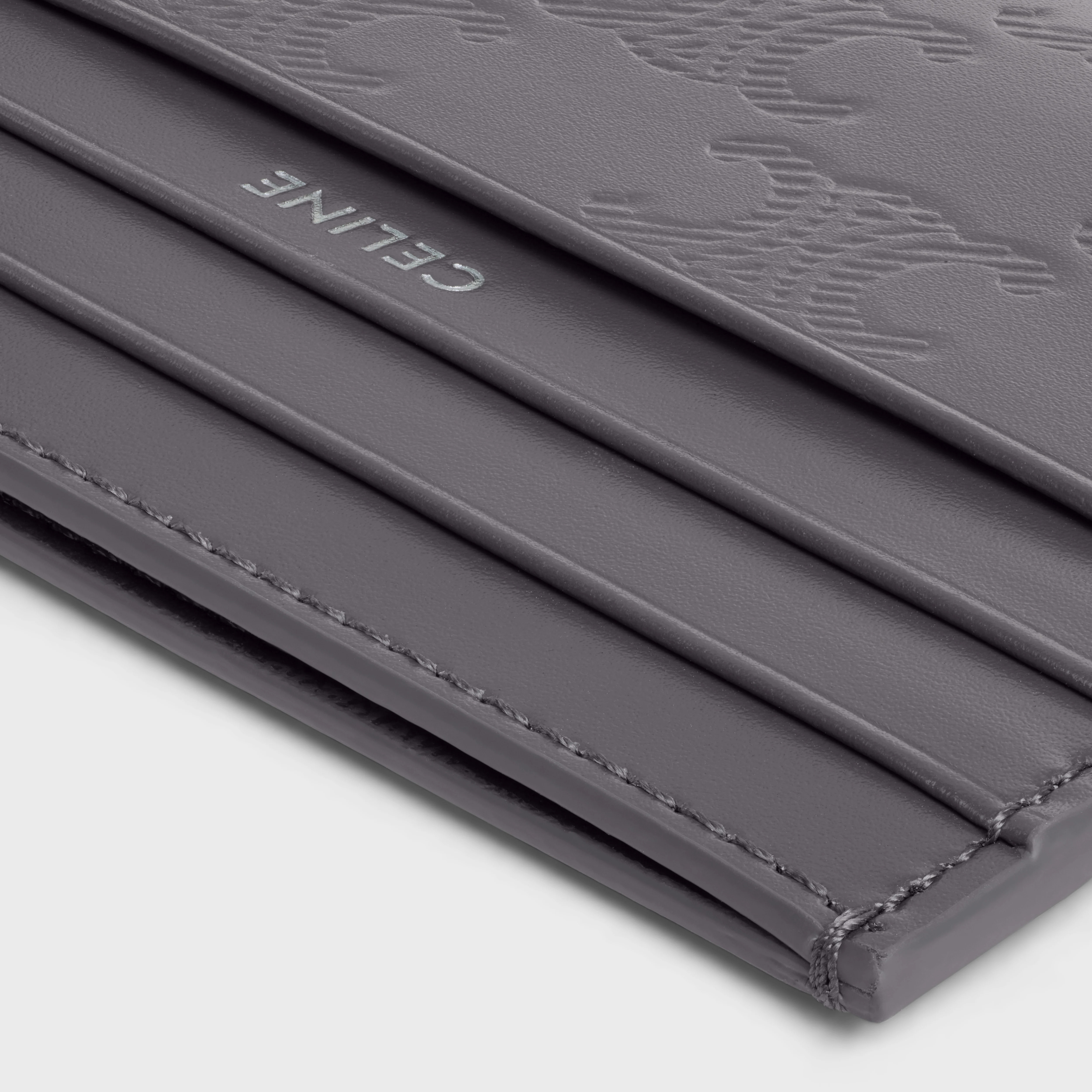 LARGE CARD HOLDER in Calfskin with triomphe embossed - 4