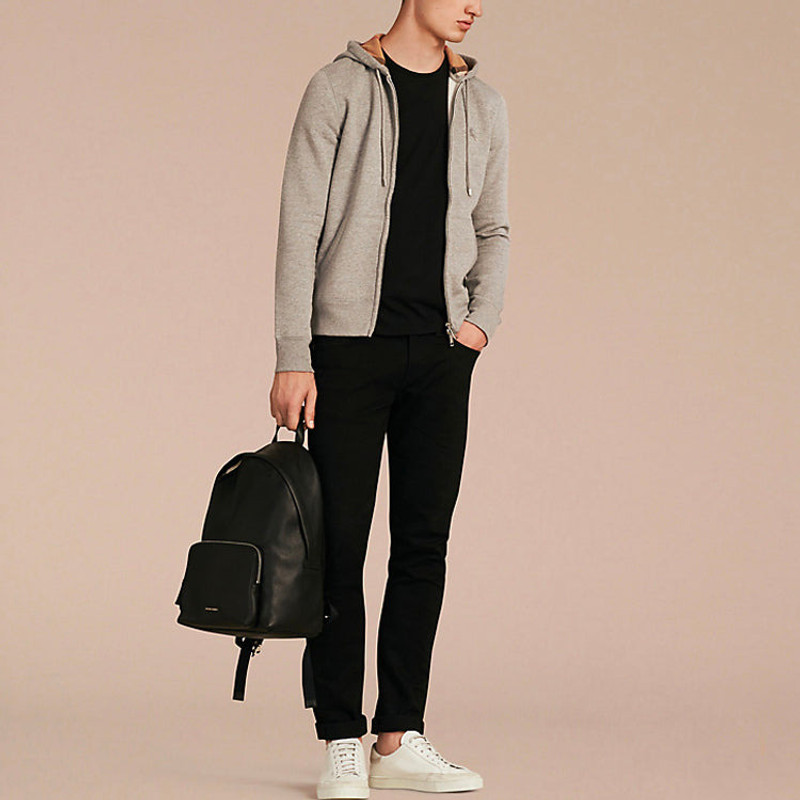 Burberry Classic hooded Long Sleeves Jacket Gray 40155601 3