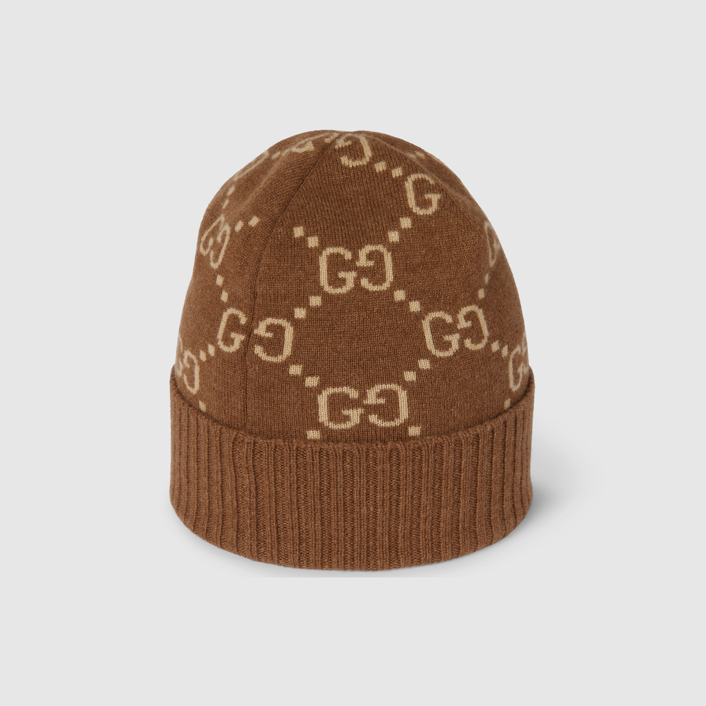 GG cashmere jacquard hat - 4
