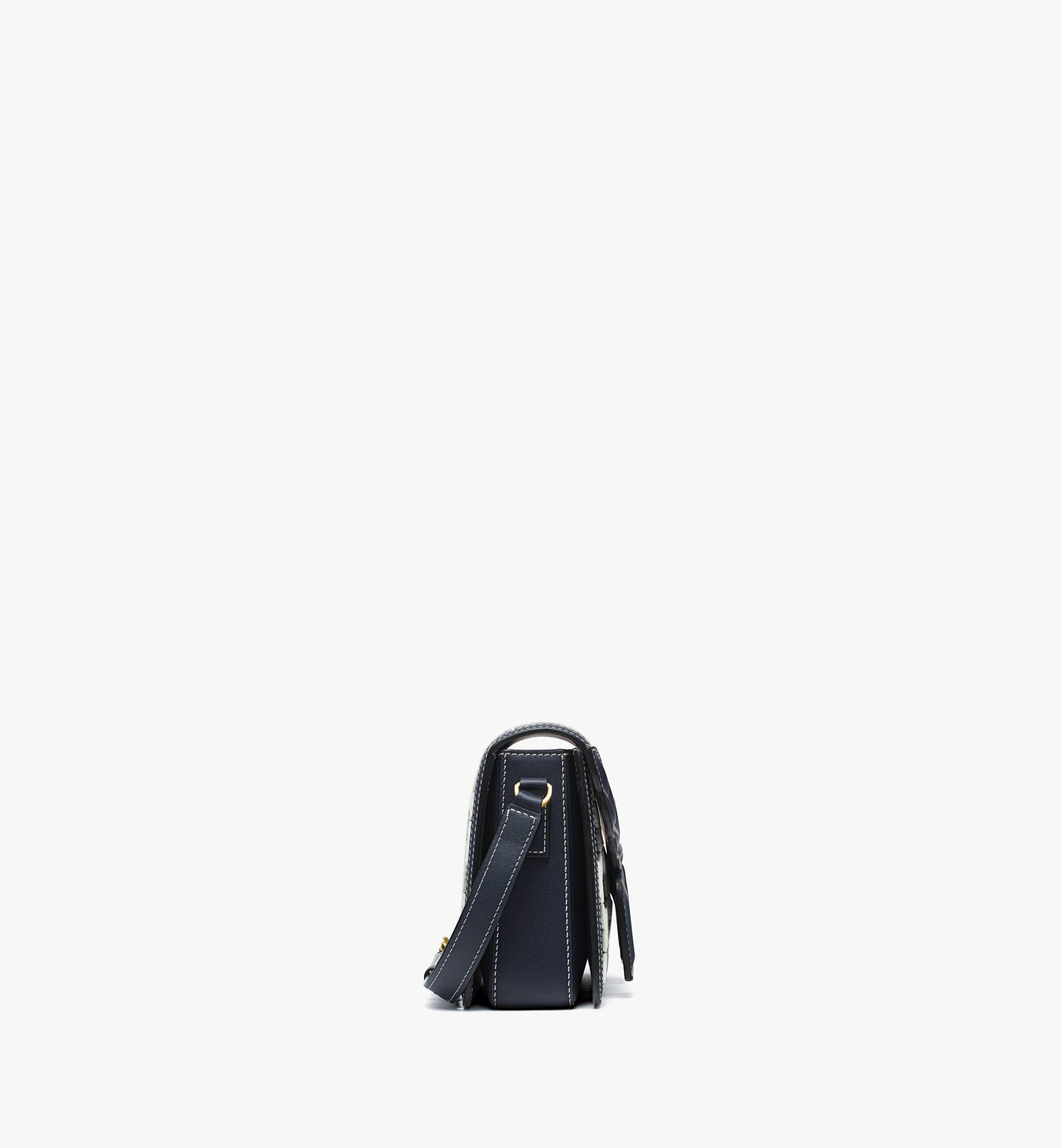 Himmel Crossbody in Leather and Laurel Flocking - 3
