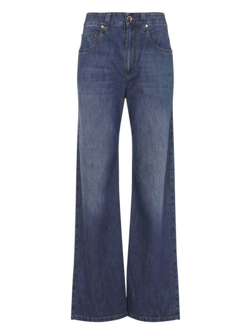 five-pocket wide-leg jeans 1