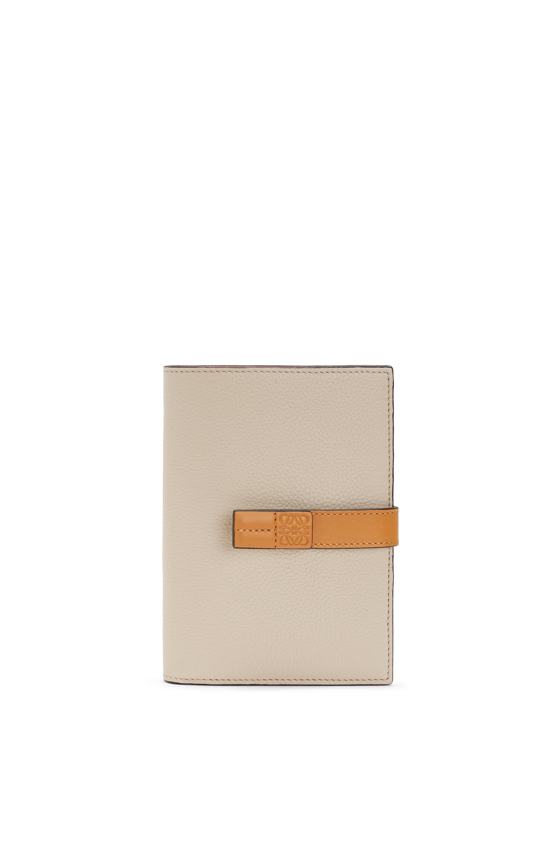 Medium Vertical Wallet in soft grained calfskin - 1