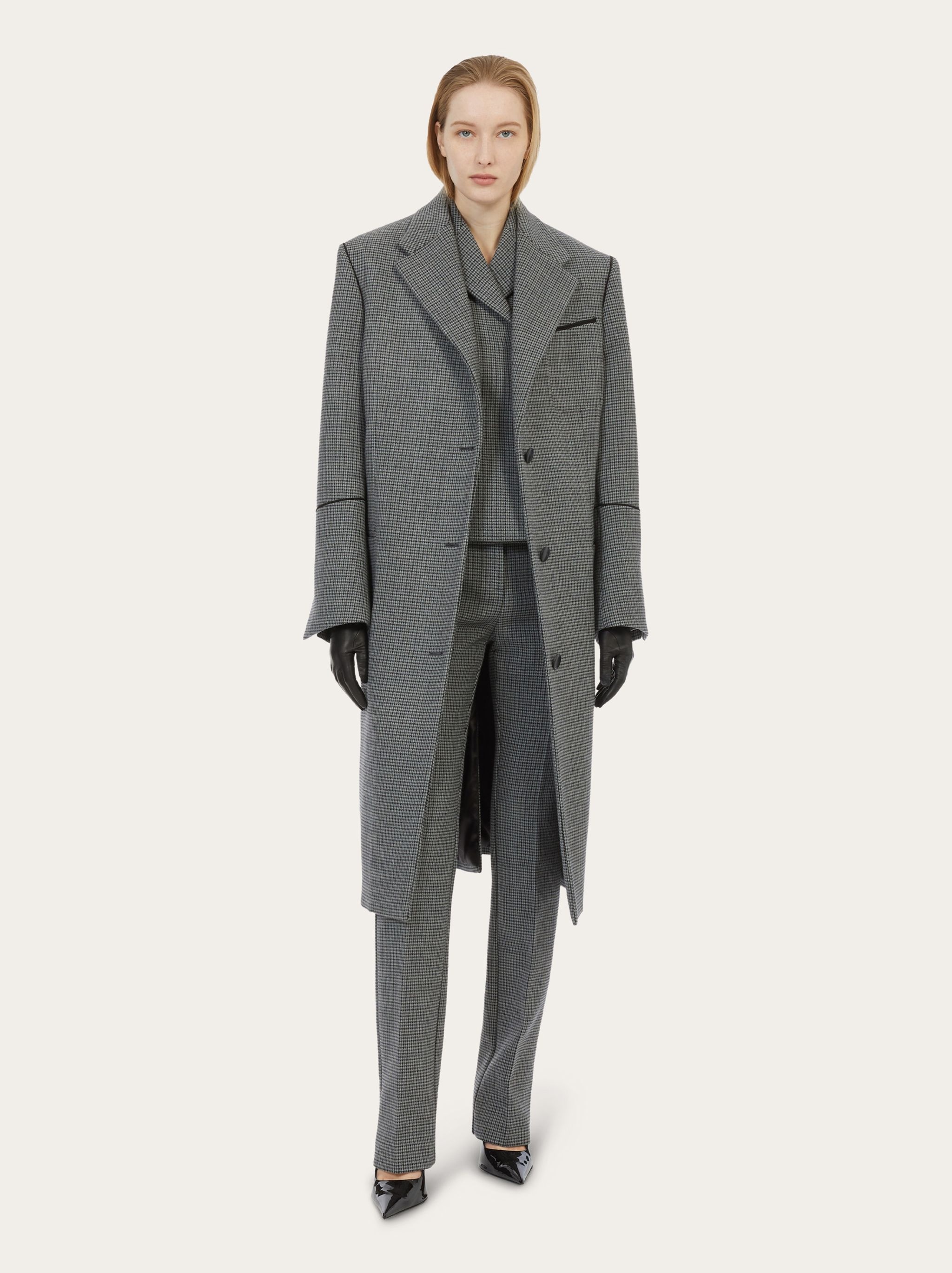 Oversize single breasted coat - 5