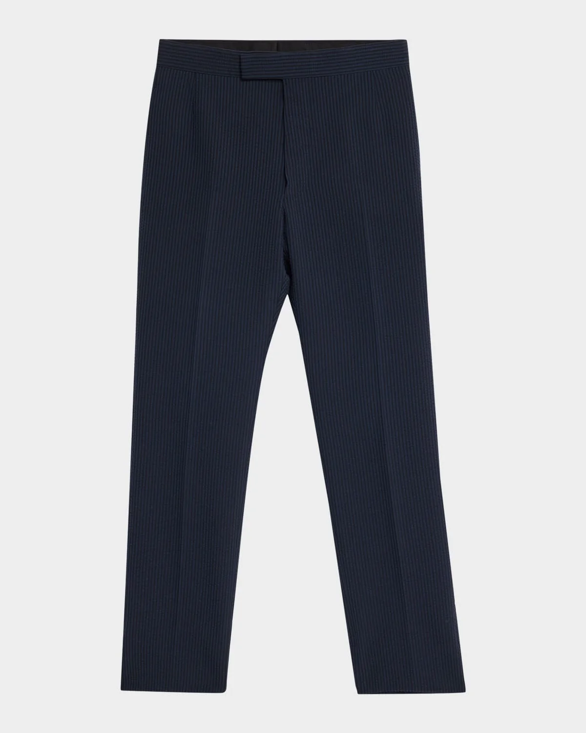 Stripe Cotton Tailored Pants - 1