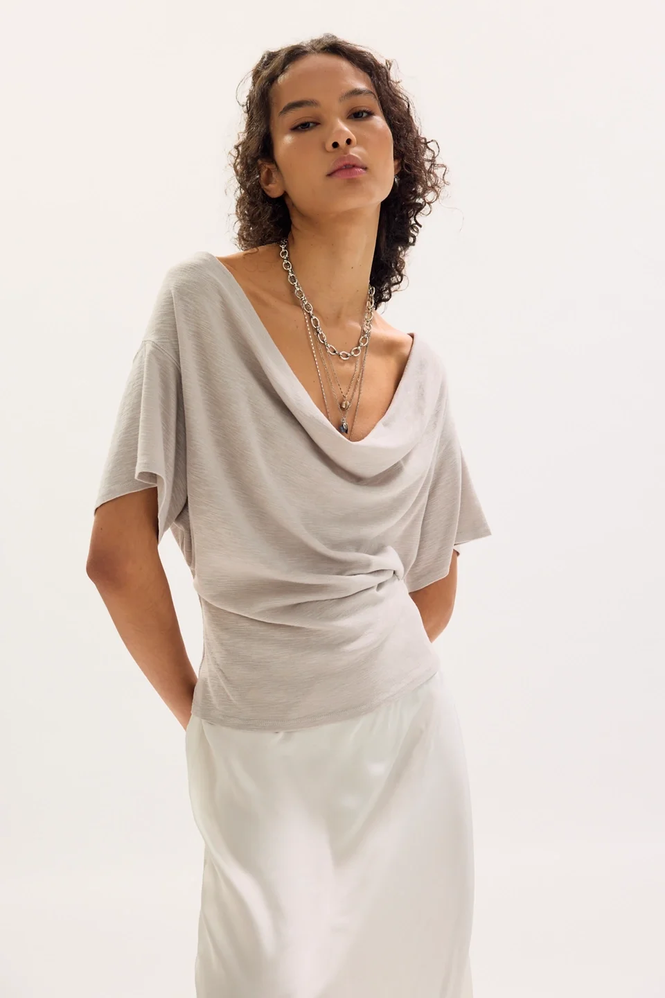 We The Free Waterfall Cowl-Neck Top - 1