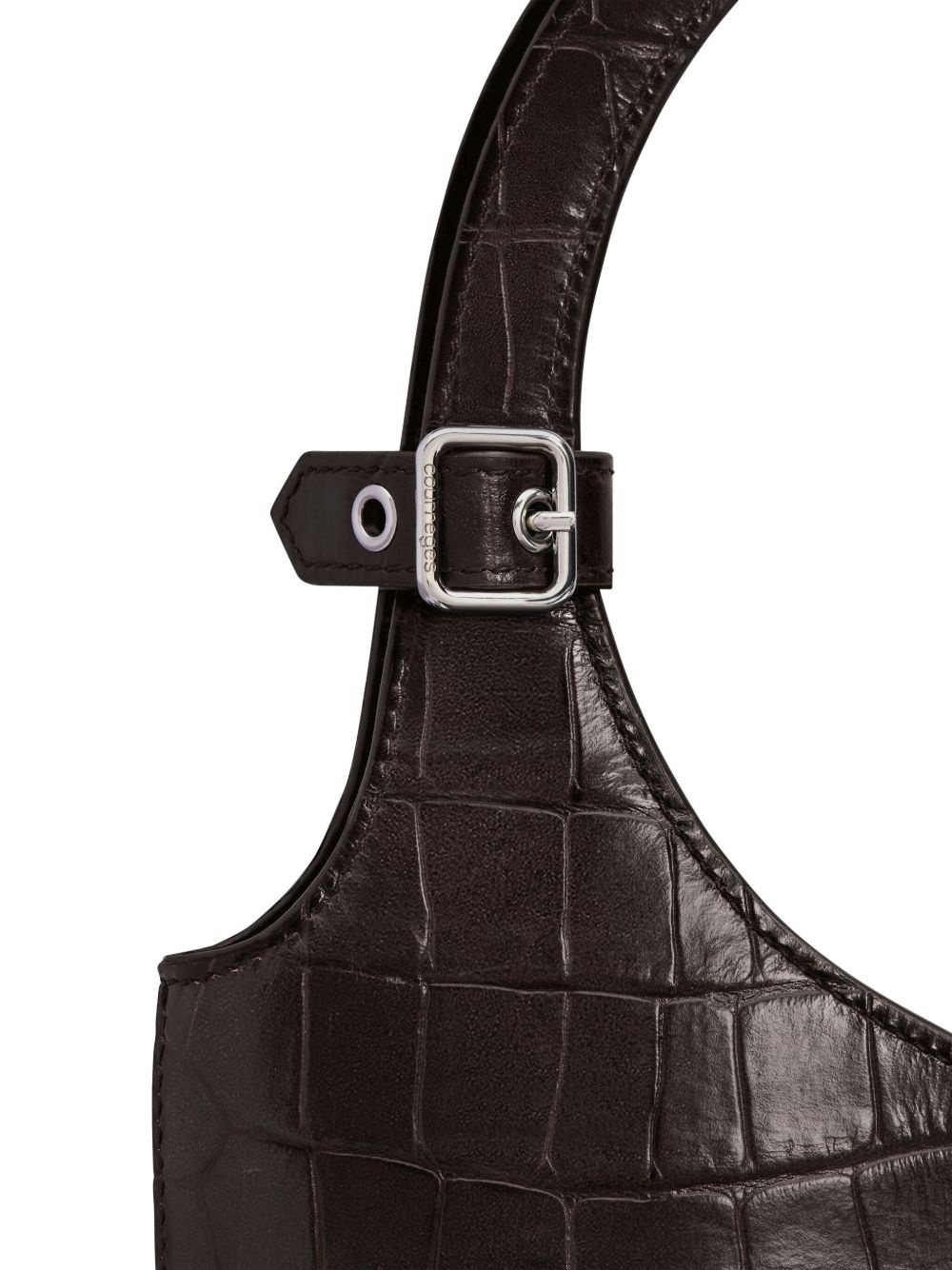 Holy crocodile-effect tote bag - 6
