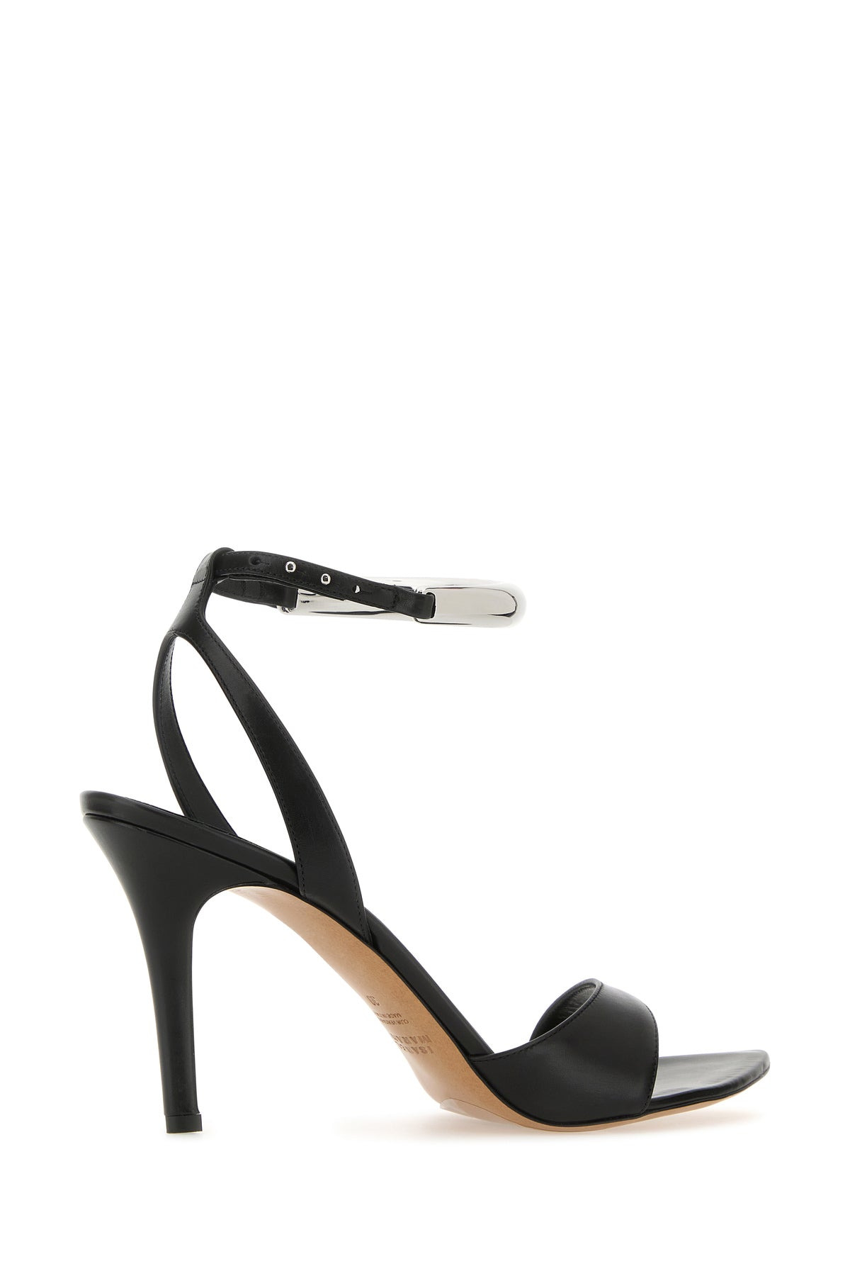 Black leather Yluan sandals - 3