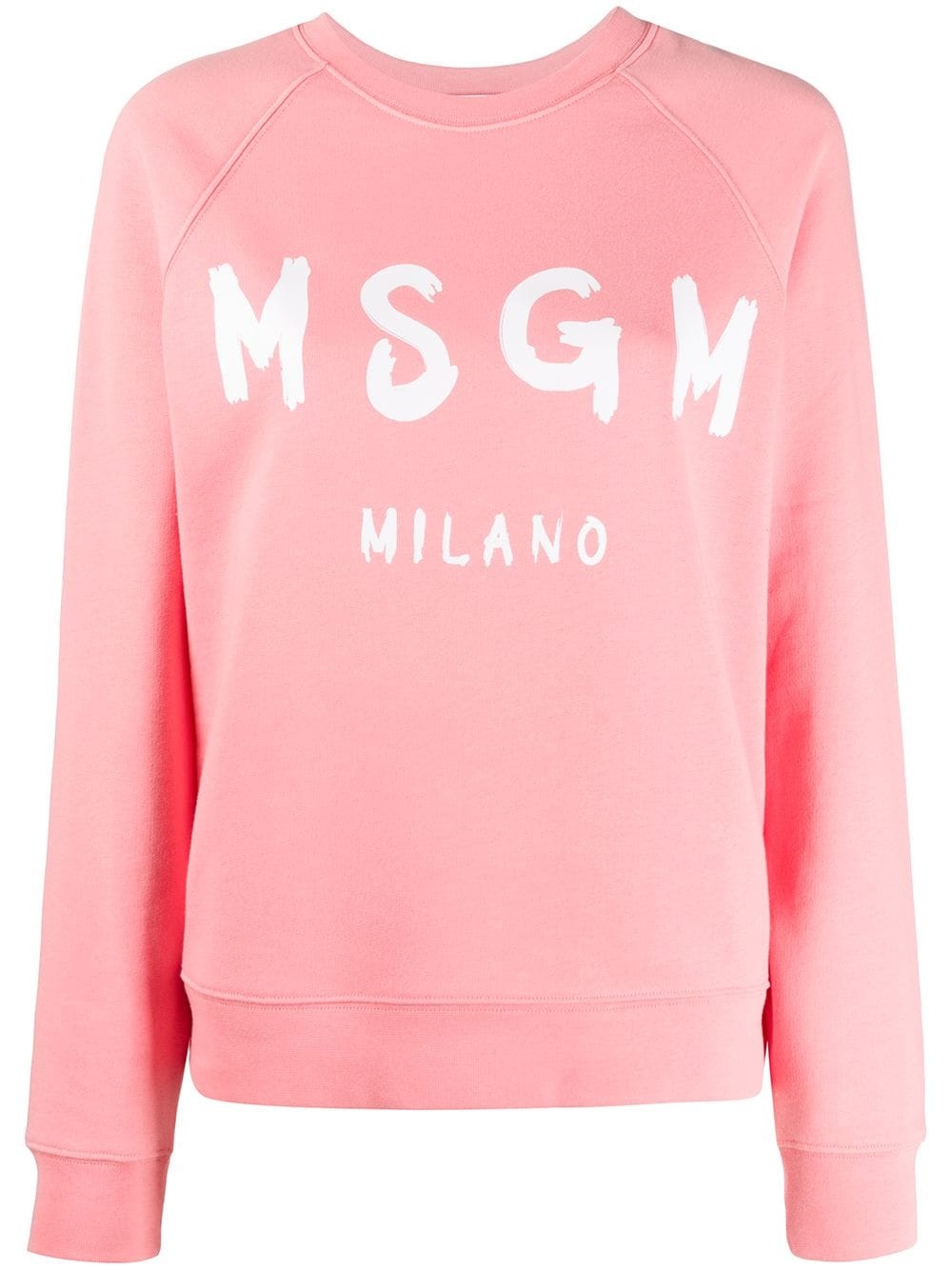 logo print sweatshirt - 1