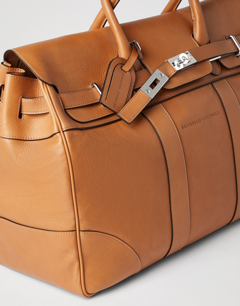 Cowhide Country Weekender bag 3