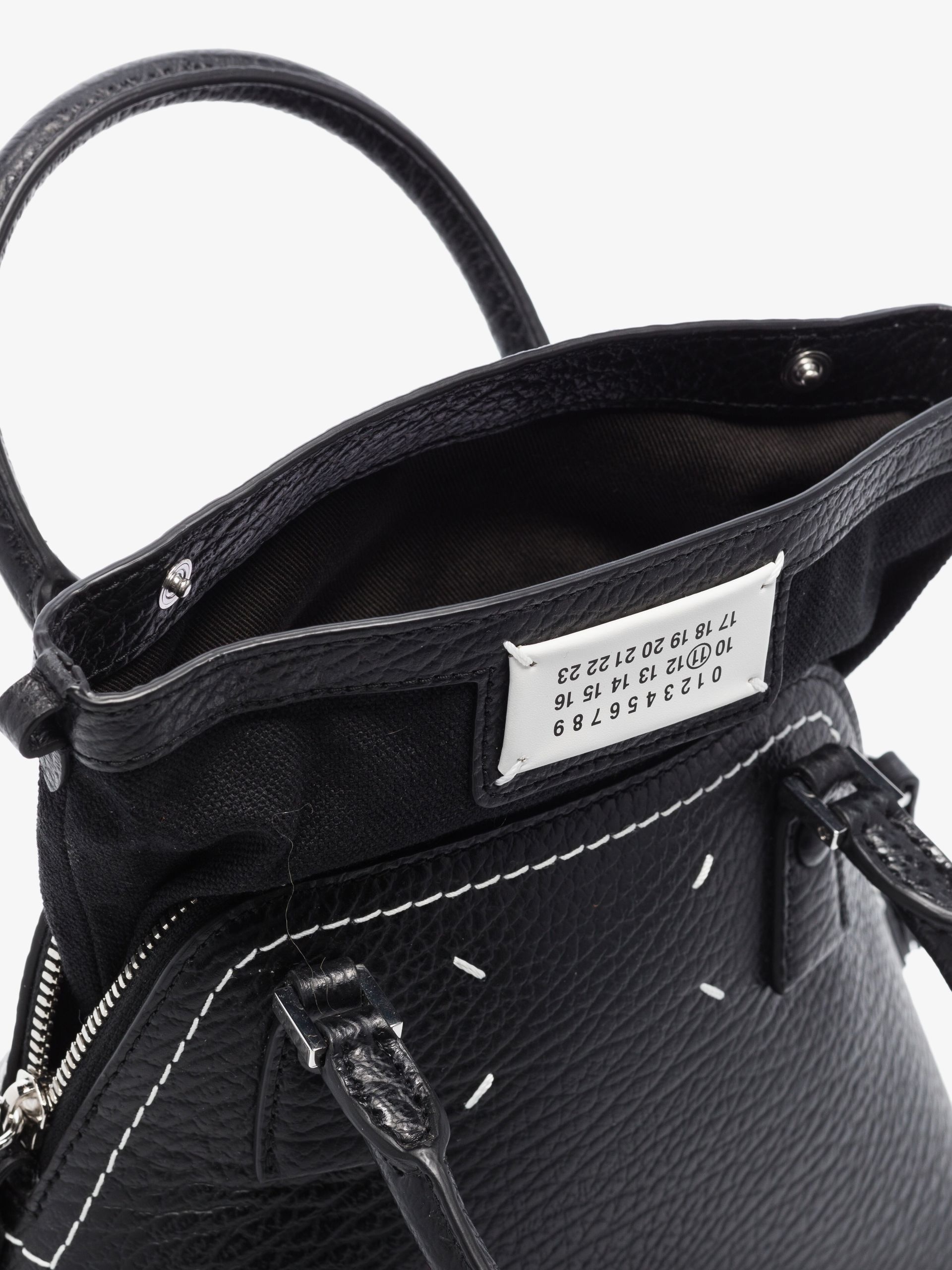 black 5AC mini leather tote bag - 5