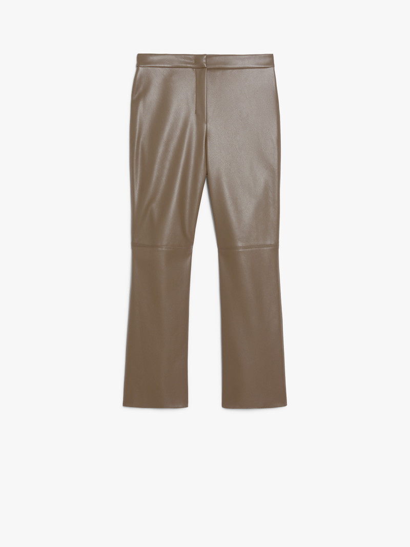 SUBLIME Coated fabric slim trousers - 1