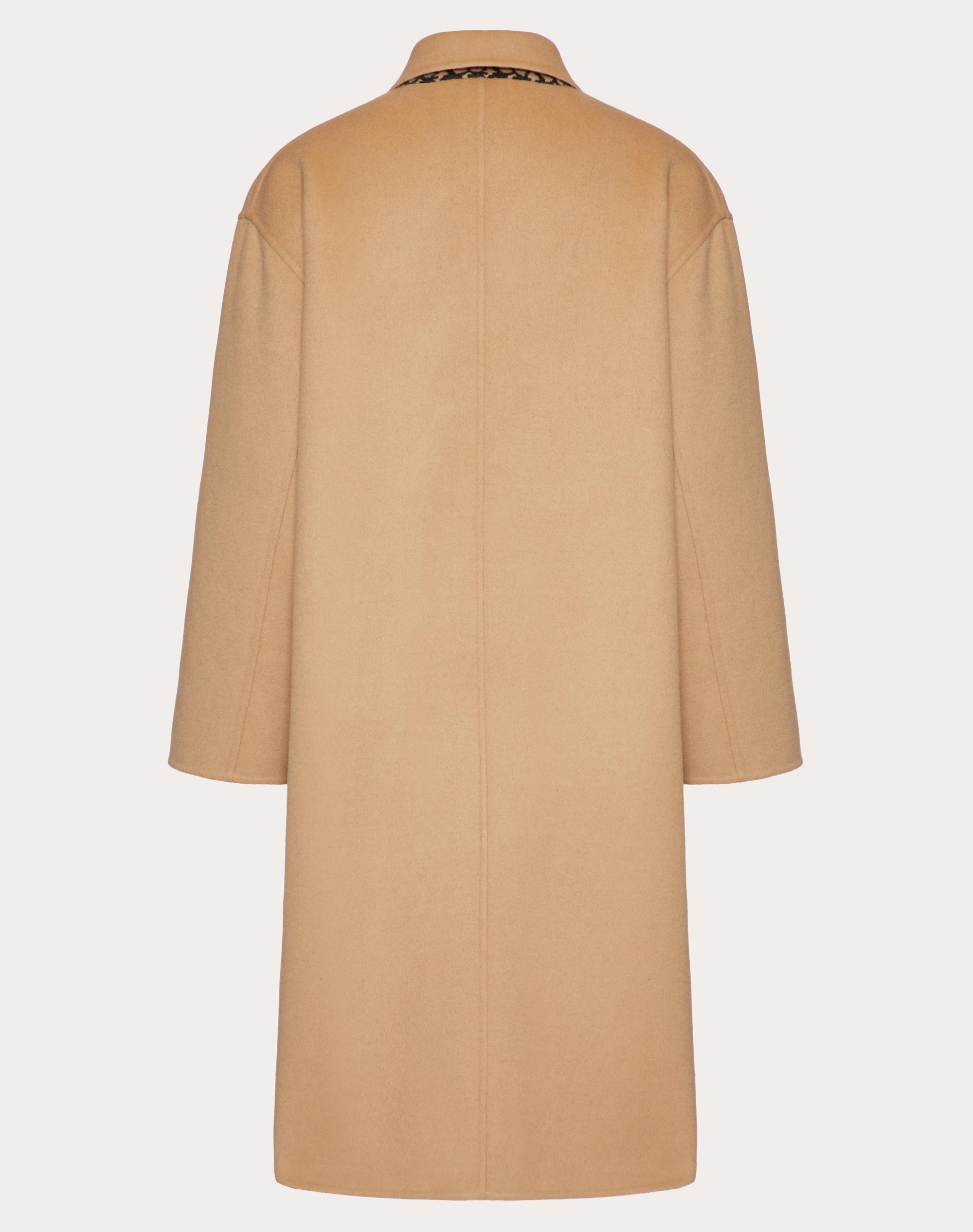 REVERSIBLE DOUBLE-FACED WOOL COAT WITH TOILE ICONOGRAPHE PATTERN - 2
