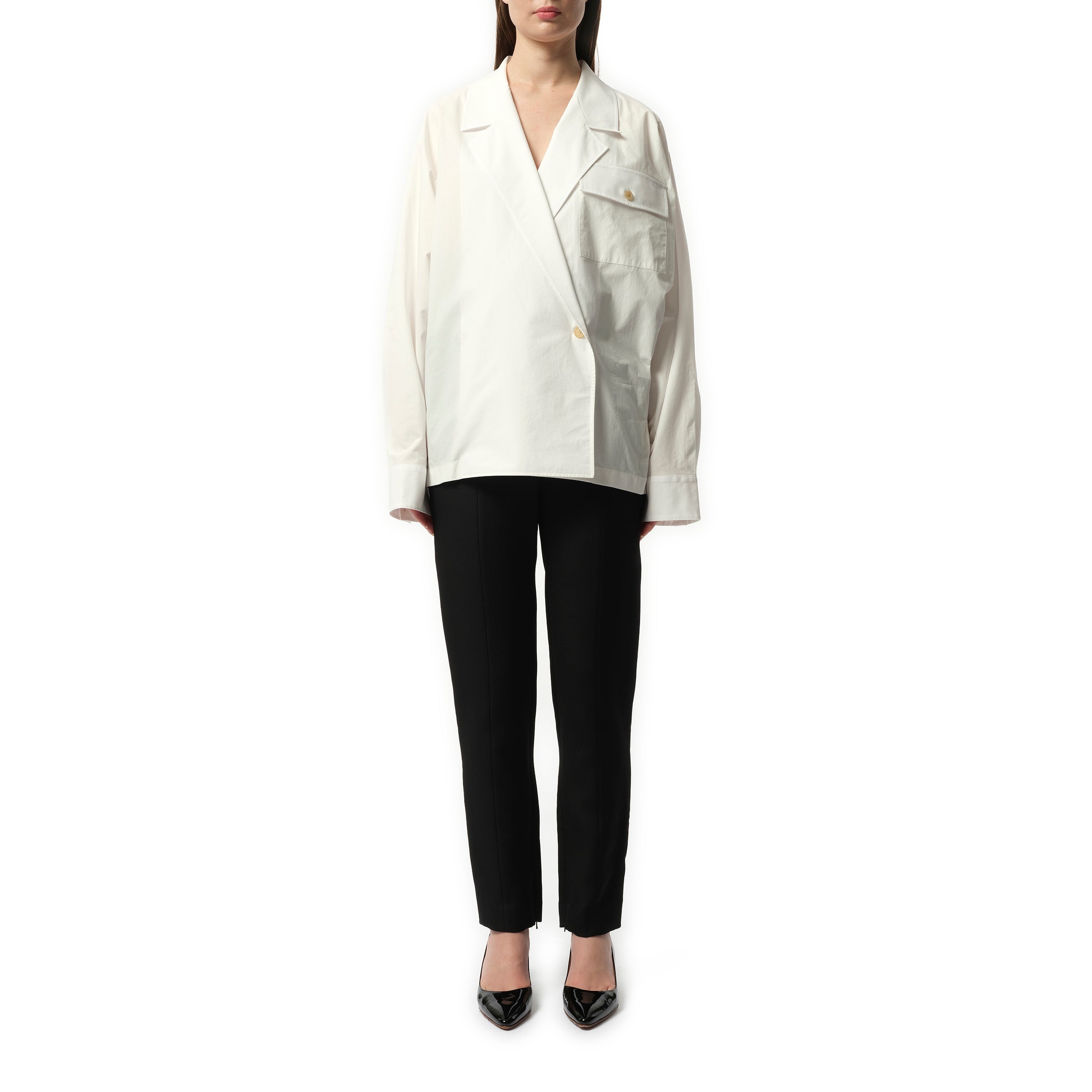 Garth Top in White - 4