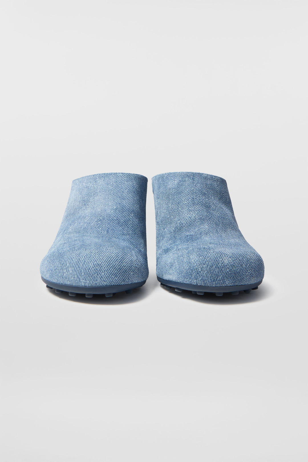 1000CHIODI MULE HEELS / suede denim - 3