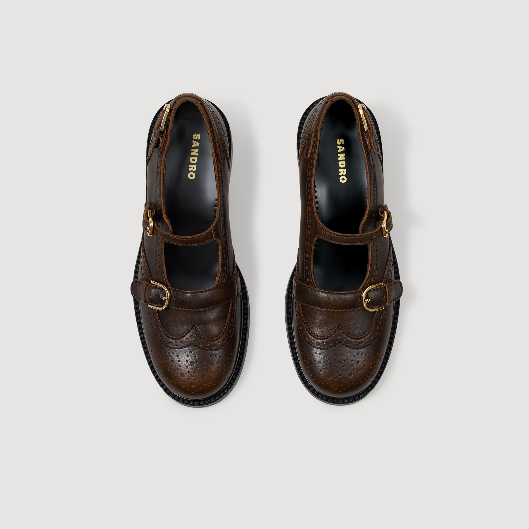 MULTI-BUCKLE MARY JANE LOAFERS - 3