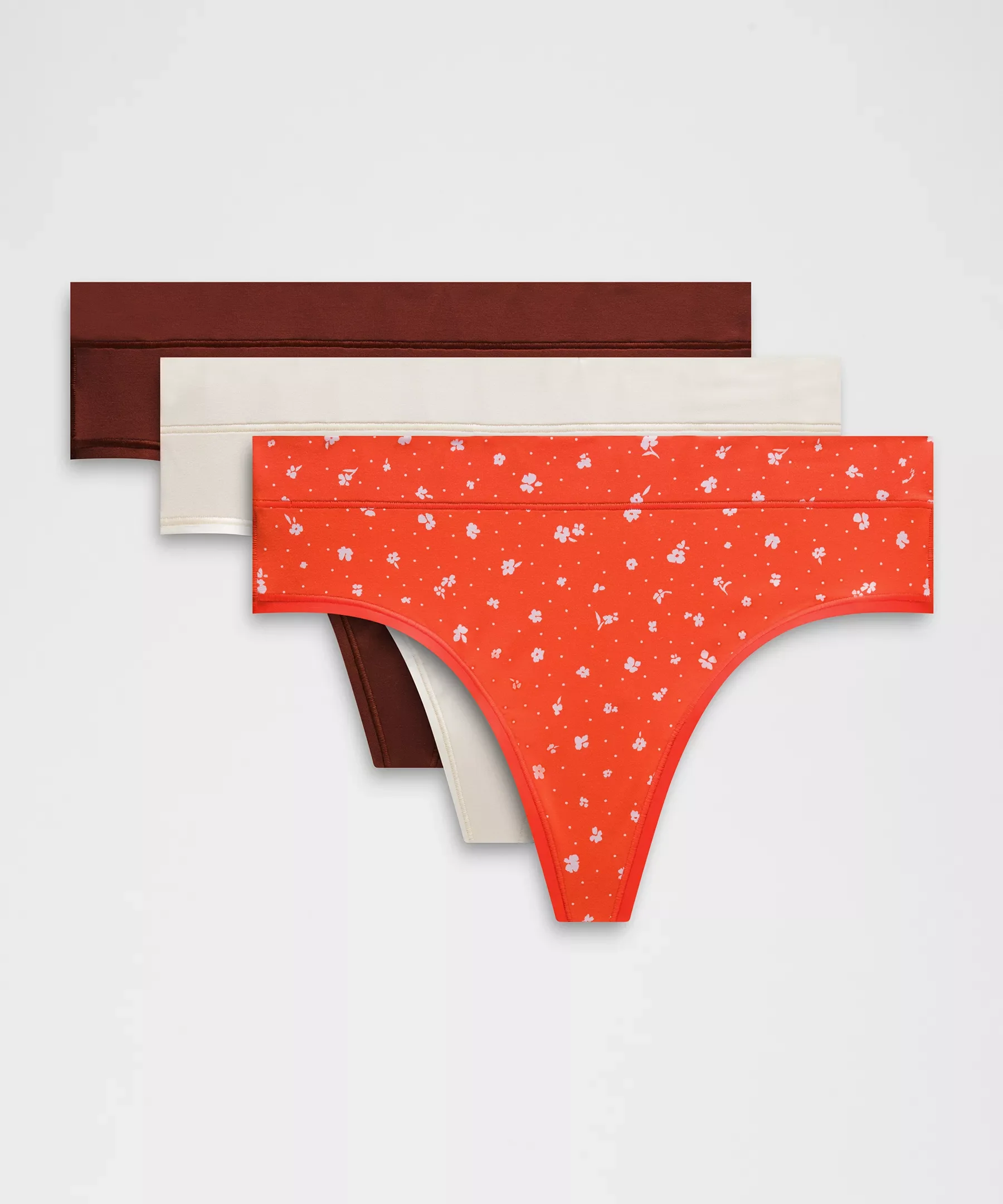 UnderEase High-Rise Thong Underwear *3 Pack - 1