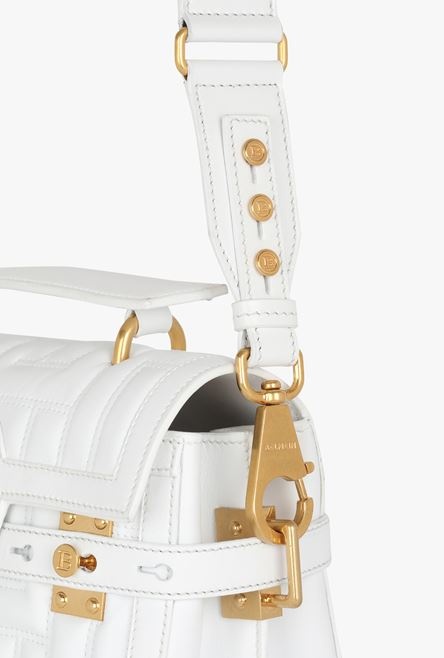 White quilted leather B-Buzz 23 bag - 9