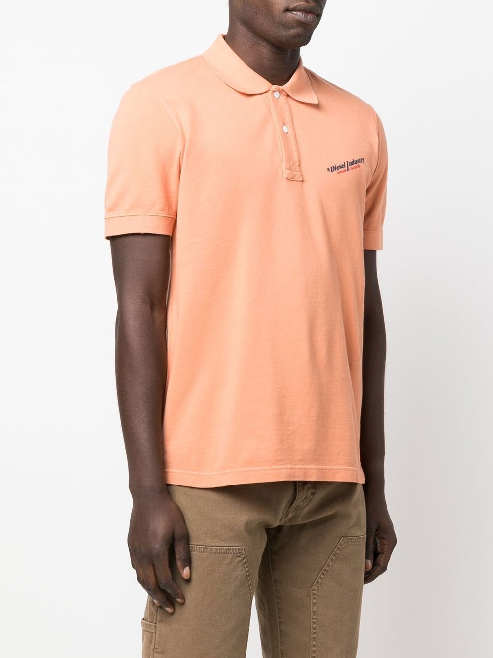 logo-print short-sleeved polo shirt - 3