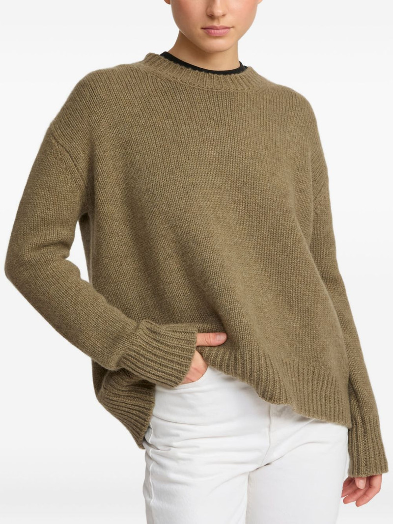 Yves Salomon cashmere crew-neck sweater outlook