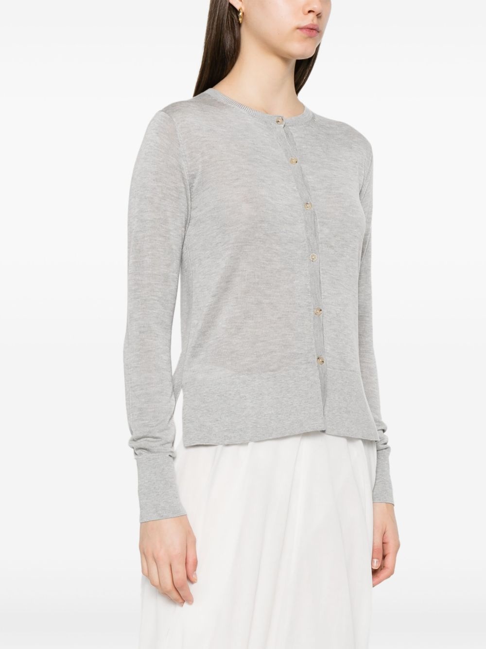 fine-knit cardigan - 3