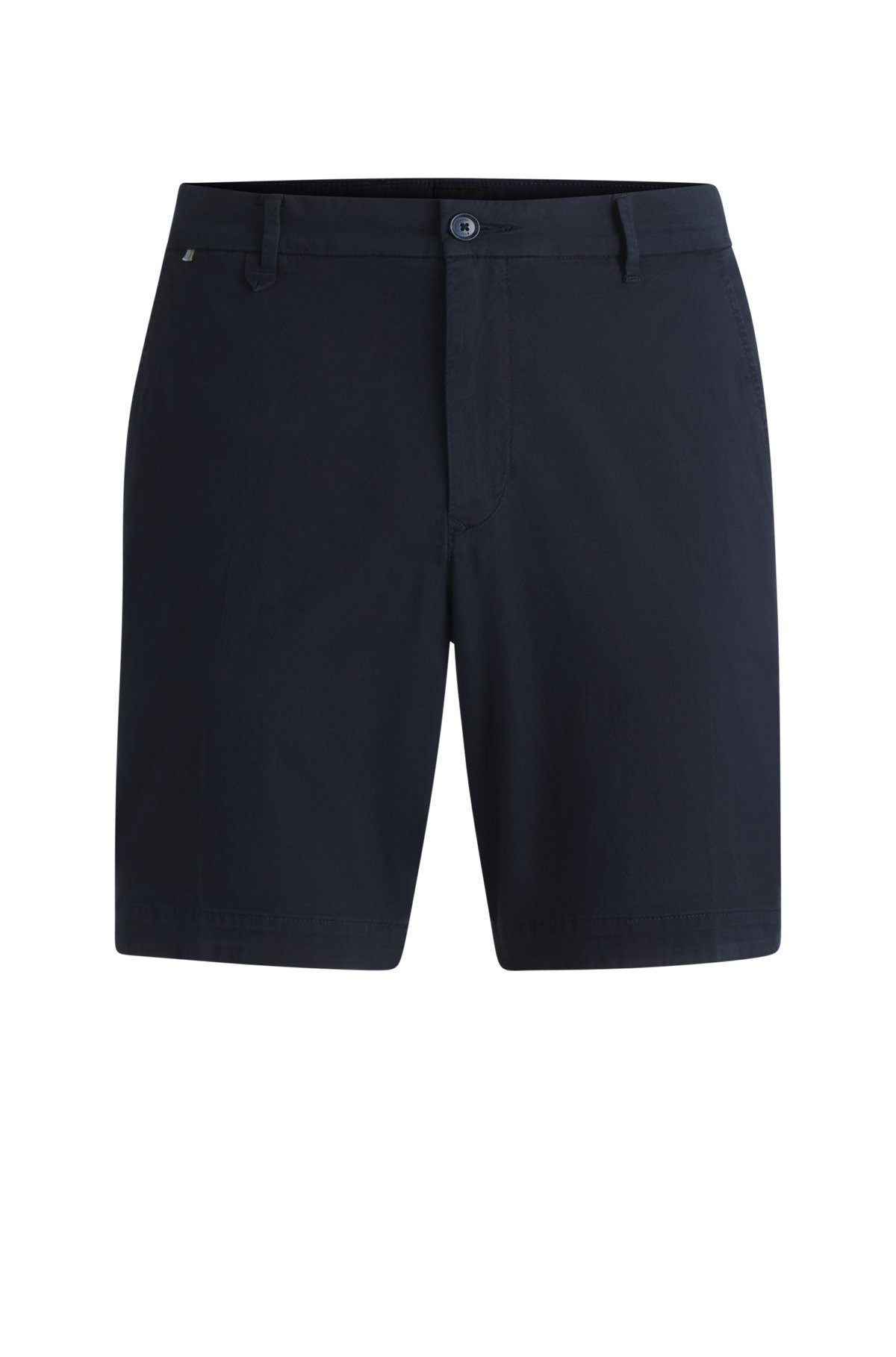 SLIM-FIT SHORTS IN STRETCH-COTTON TWILL - 1