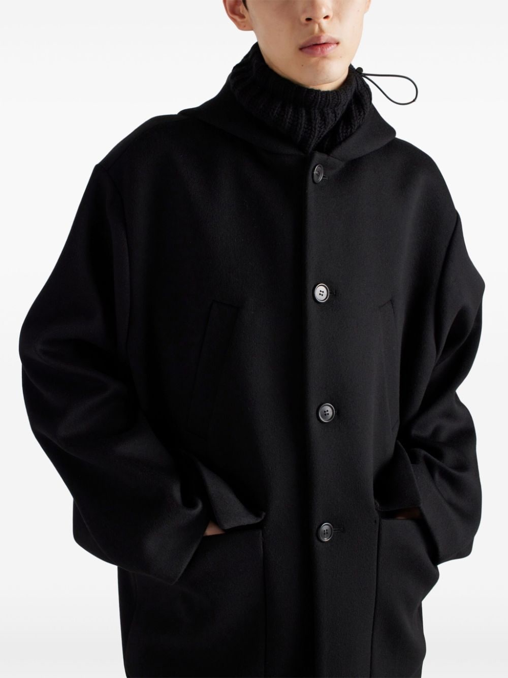cashmere hooded jacket - 4