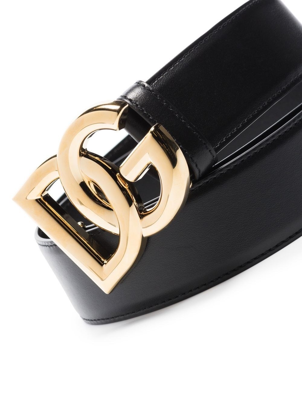 DG Logo leather belt - 3