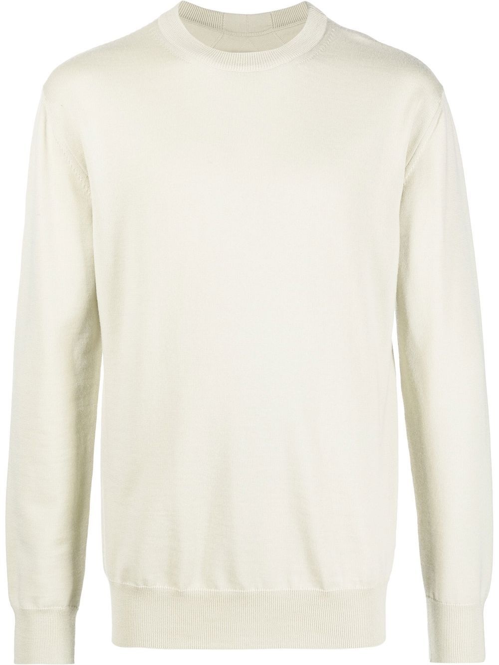 crew-neck merino wool jumper - 1