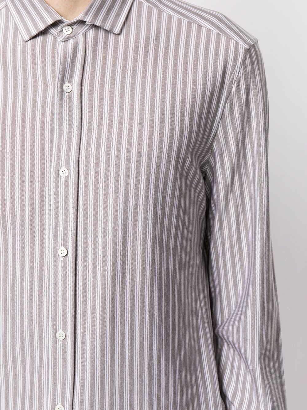 striped cotton shirt - 5