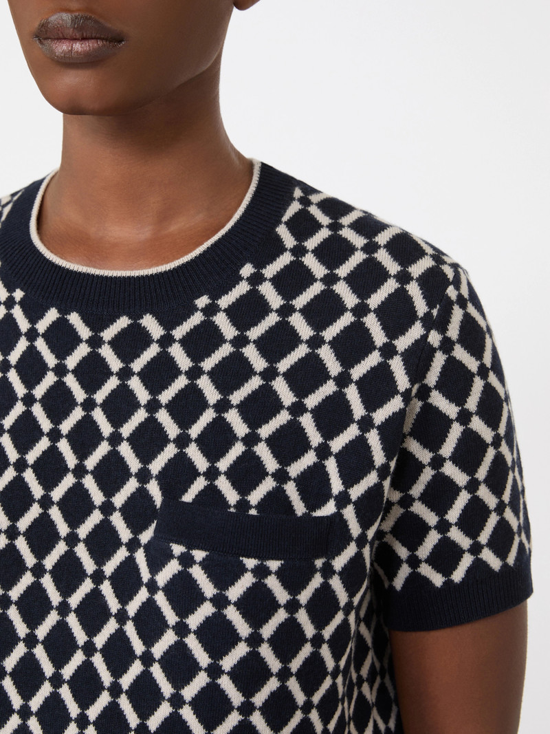 ELISIR Wool jacquard jumper - ULTRAMARINE 5