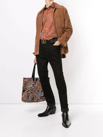 Etro paisley print long-sleeved shirt outlook