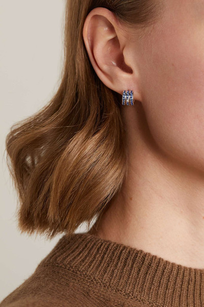Piaget Possession 18-karat white gold, sapphire and diamond single earring outlook