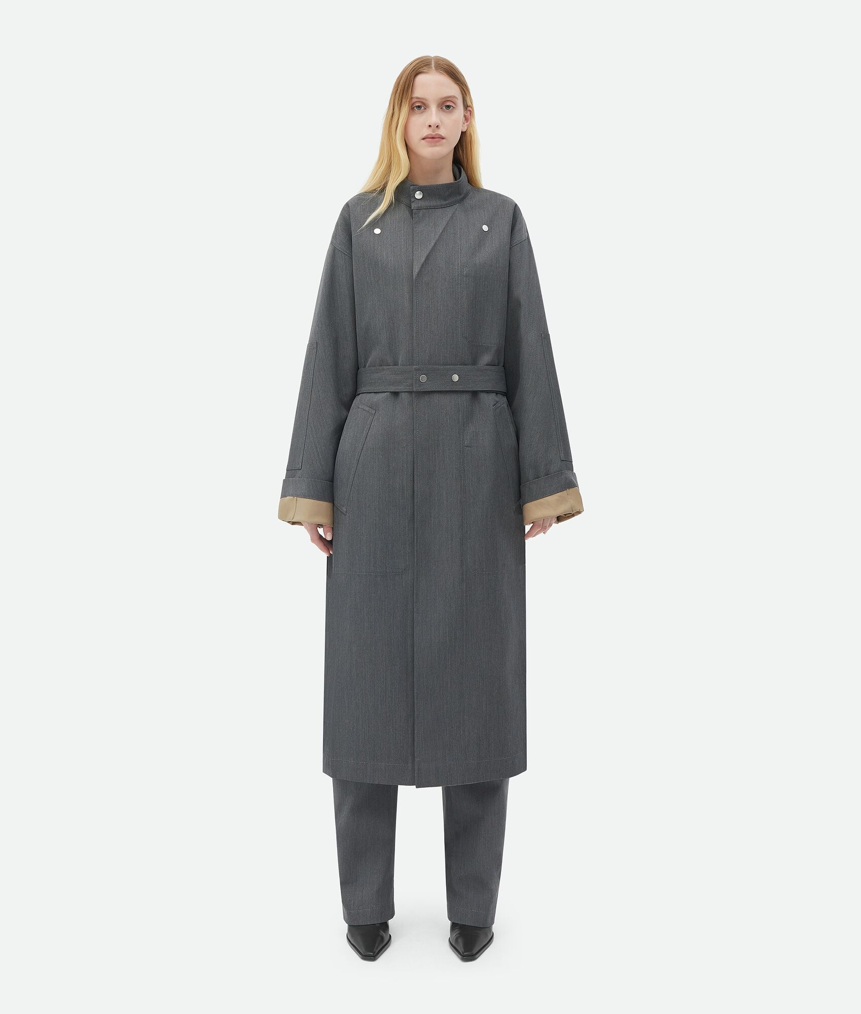Bonded Wool And Cotton Parka - 1