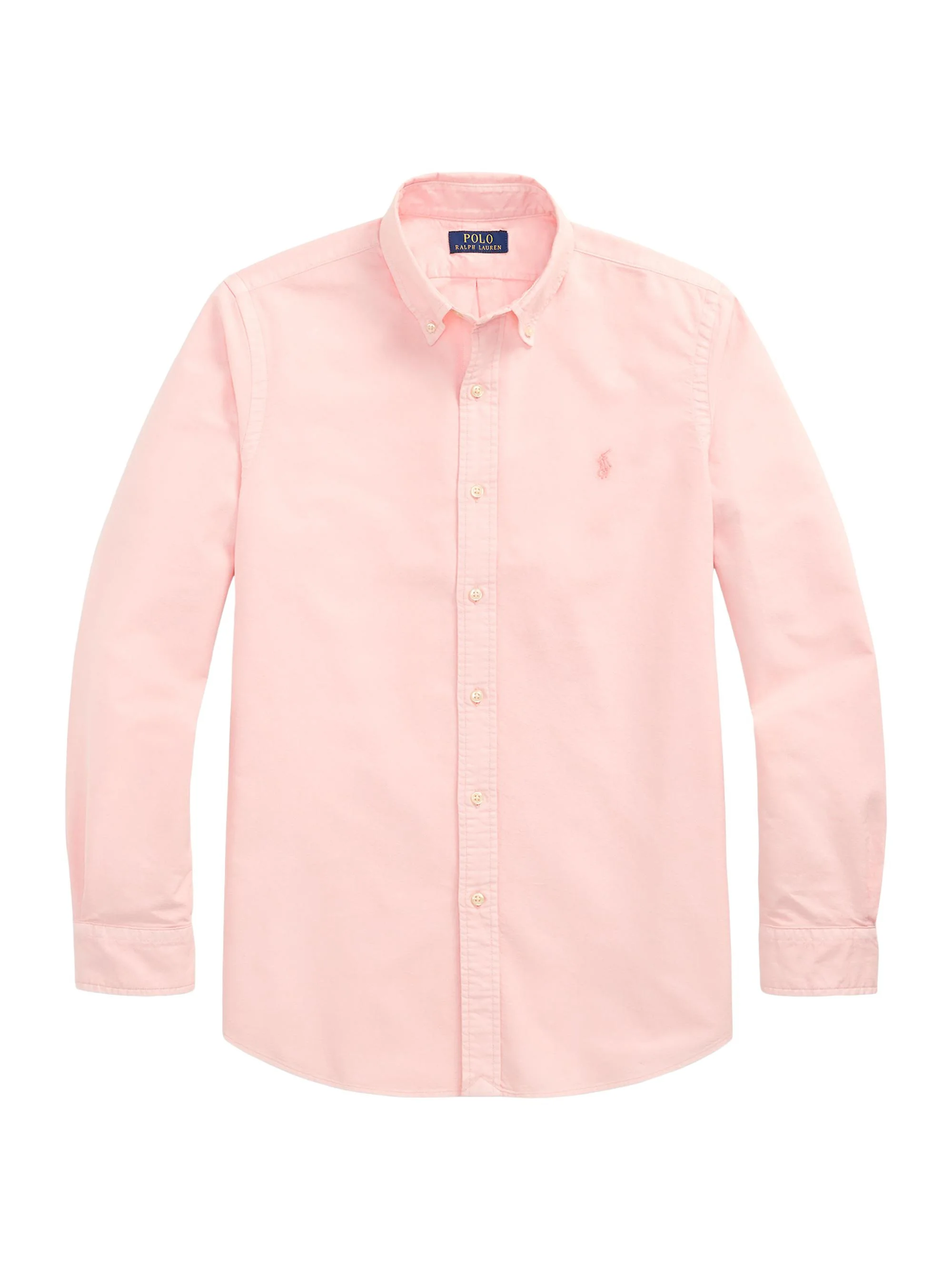 Men's Classic-Fit Mineral-Dyed Oxford Shirt - Rose - 1