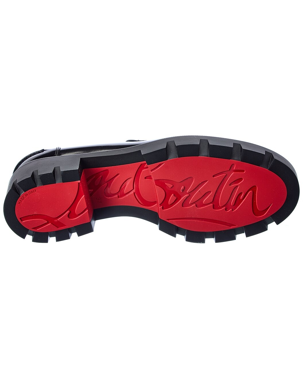 Christian Louboutin CL Moc Lug Leather Loafer - 4