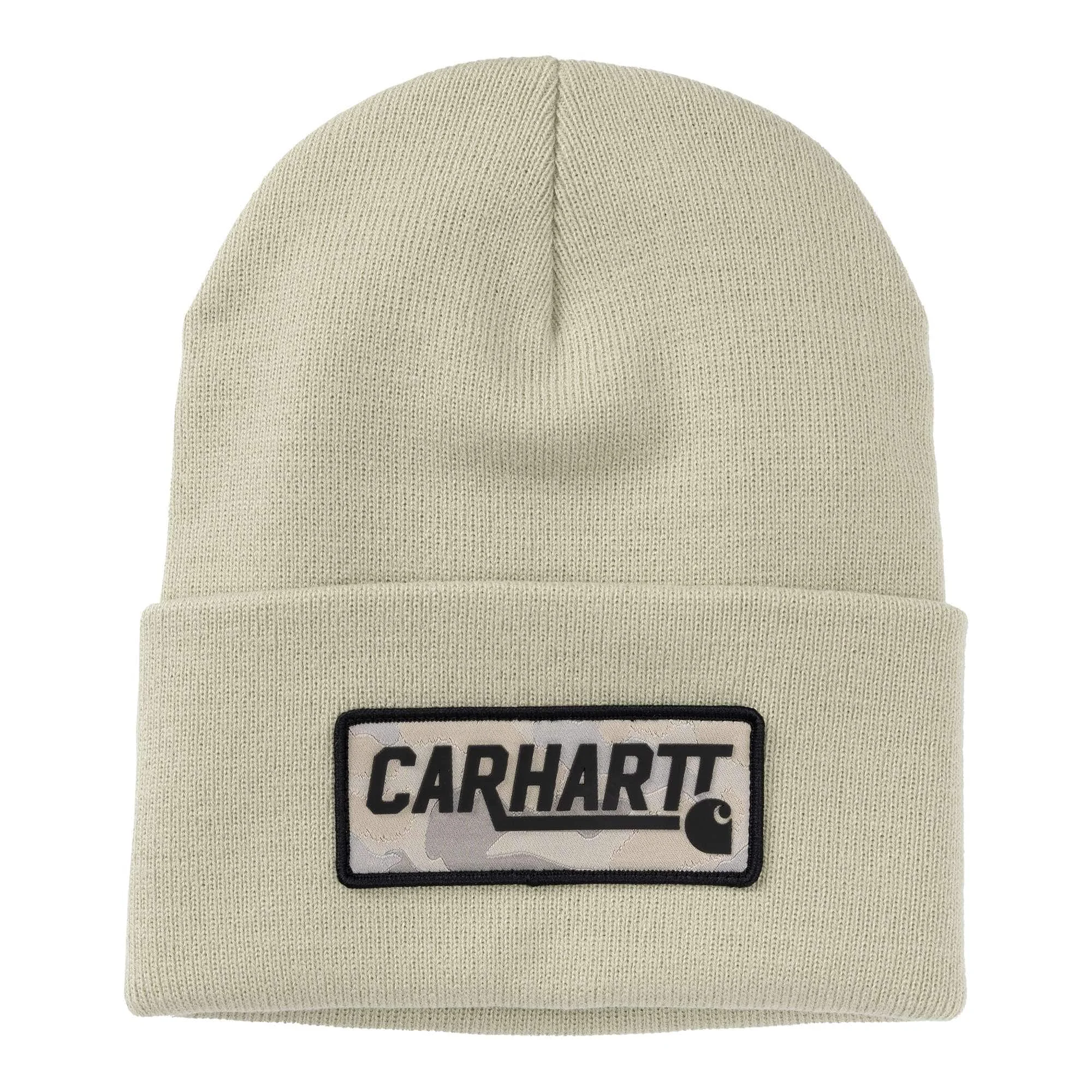 Camo Patch Cuffed Beanie - 1