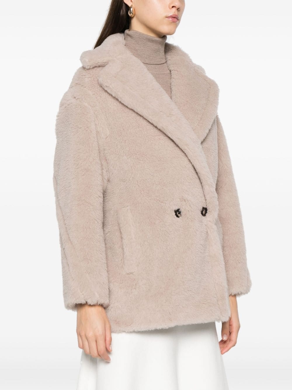 faux-fur jacket - 3