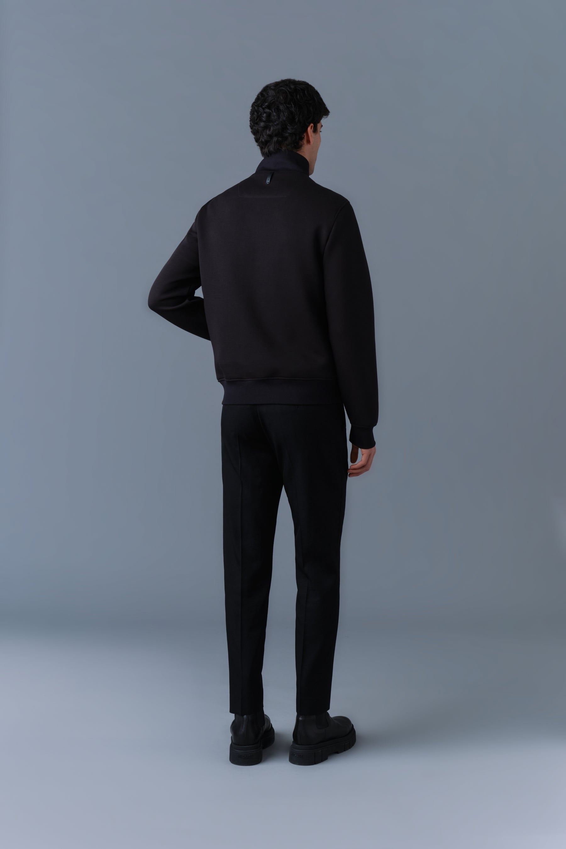 COLLIN-R Nano Down Mixed Media Bomber Jacket - 4
