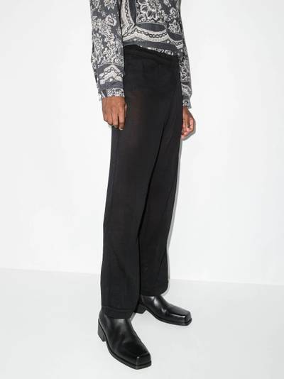 Our Legacy semi-sheer loose-fit trousers outlook