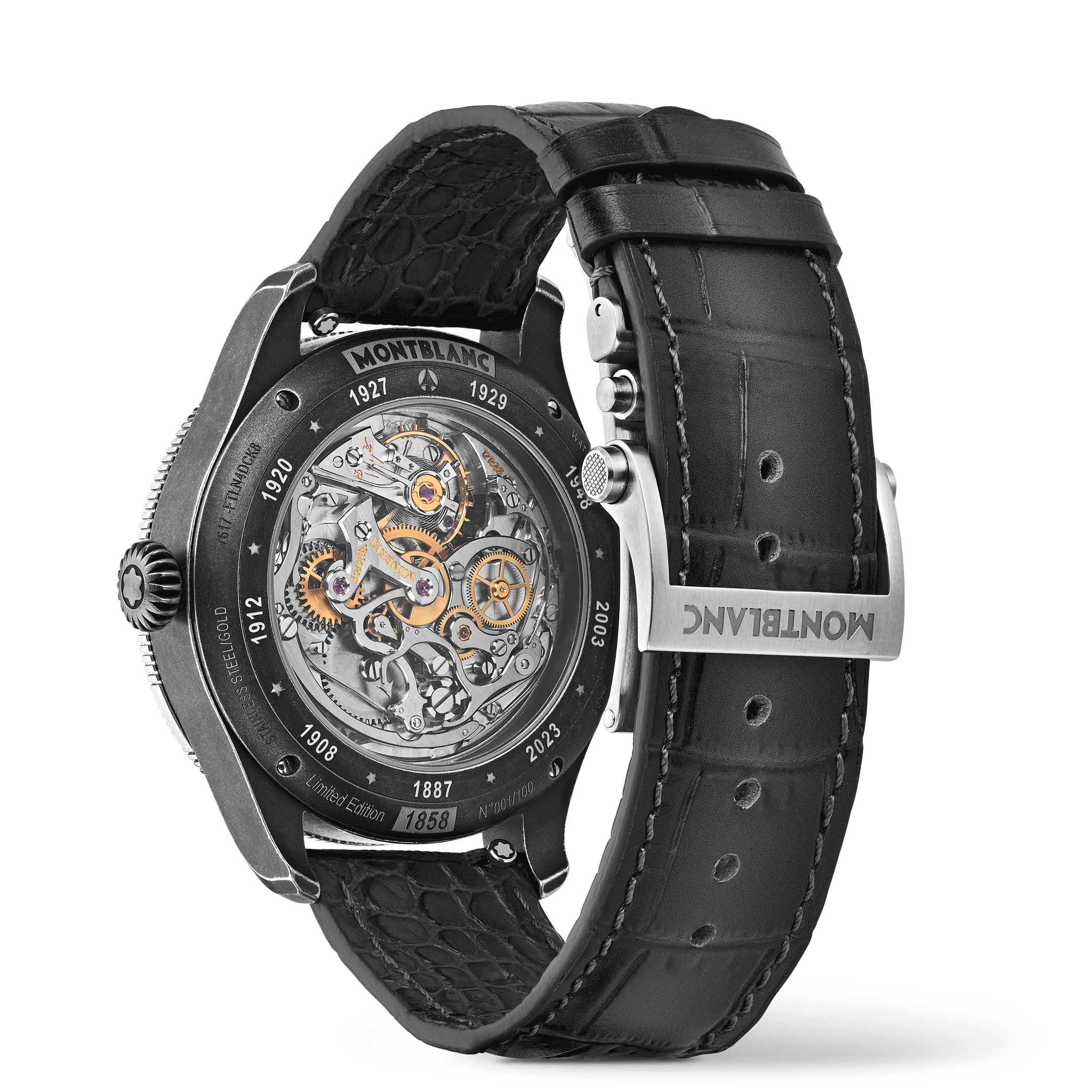 MONTBLANC 1858 THE UNVEILED TIMEKEEPER MINERVA LIMITED EDITION - 100 PIECES - 4
