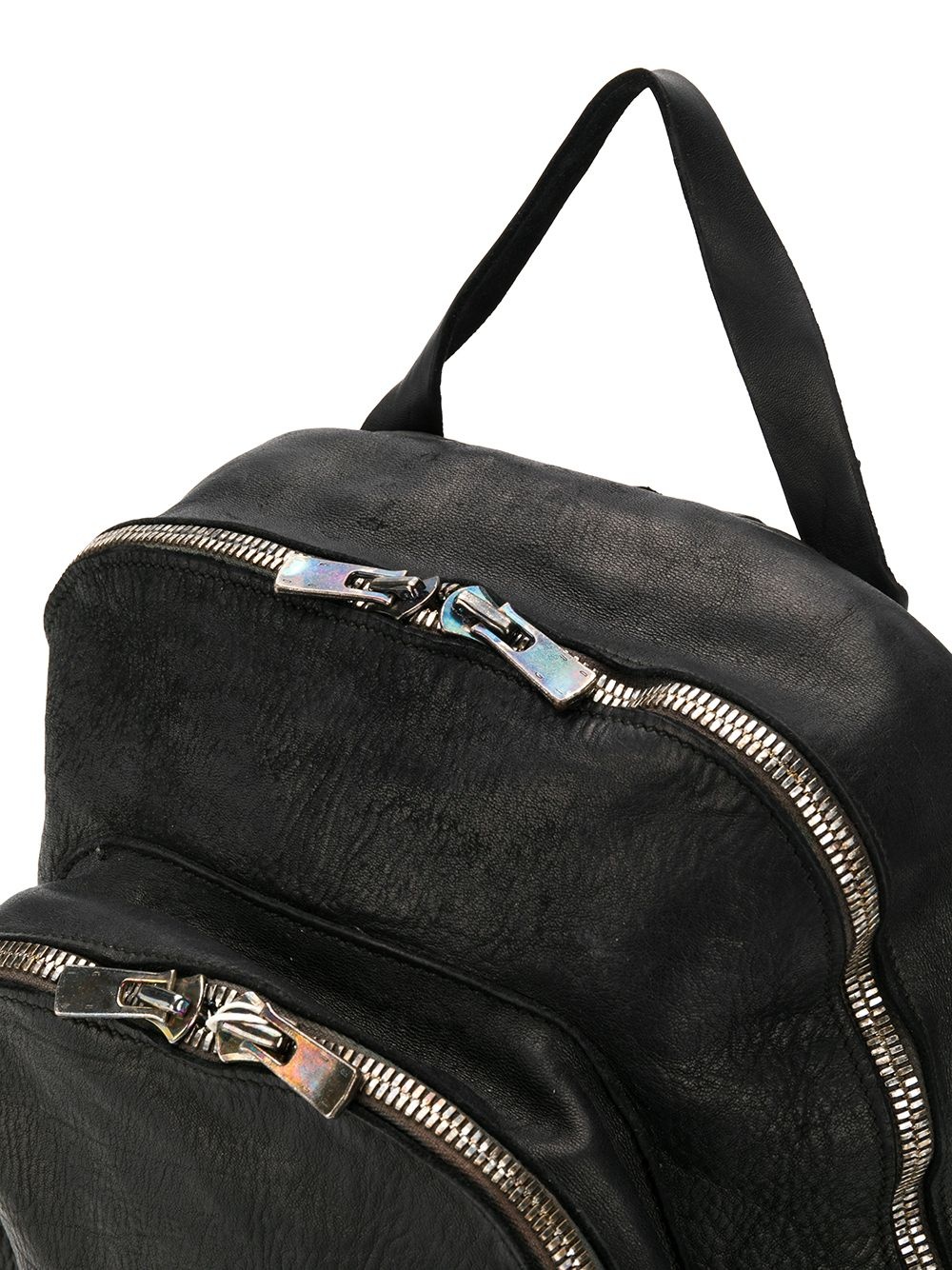 leather zipped backpacks - 4