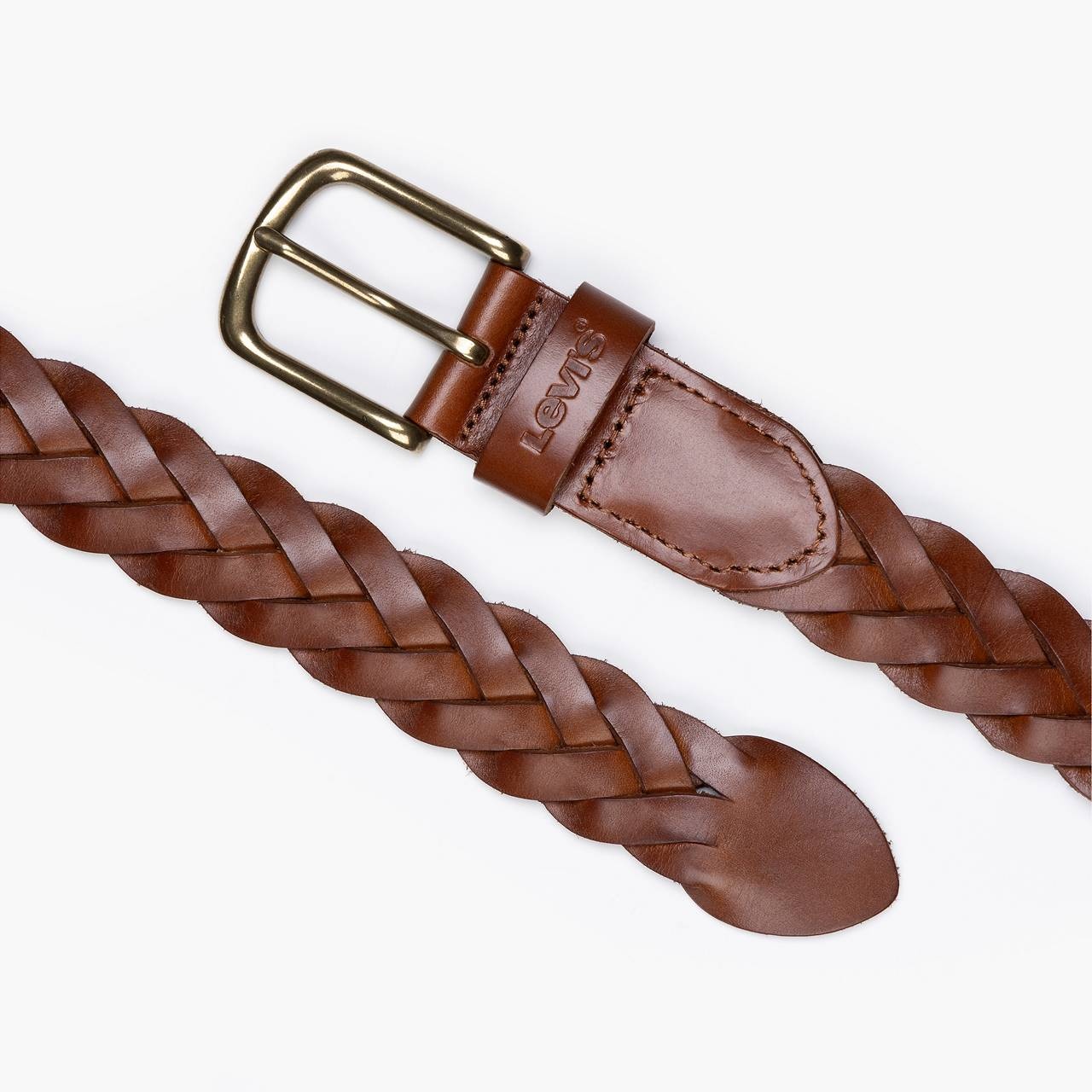 LEATHER BRAID BELT - 3