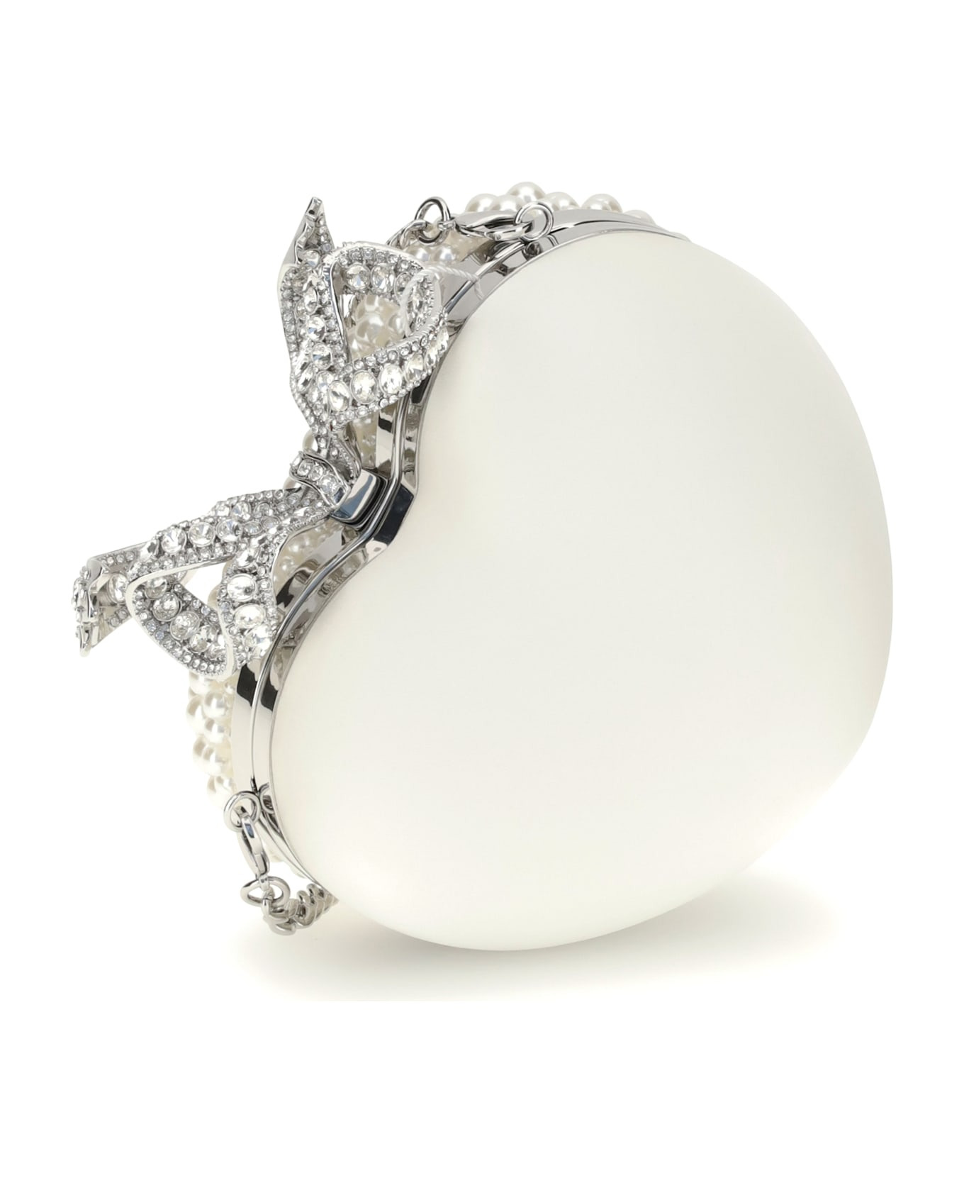 Pearl Heart Clutch Bag - 3