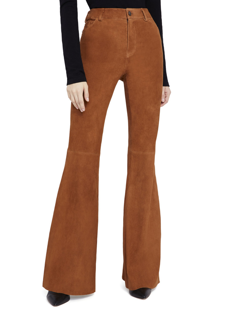 BRENT HIGH WAISTED SUEDE PANT 3